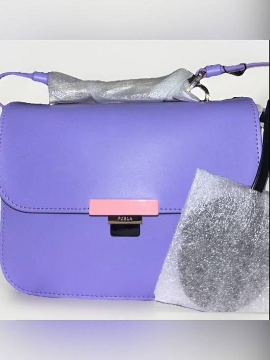 Furla BNWT Elisir Mini Crossbody Lilac Leather with Dust Bag